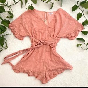 Pink Lily Romper